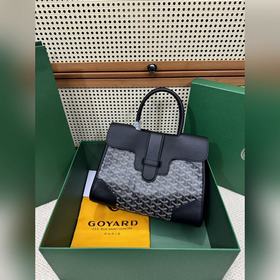 Высший импортный кожаный беспошлинный вариант. Новая мягкая сумка Goyard Sa gon 