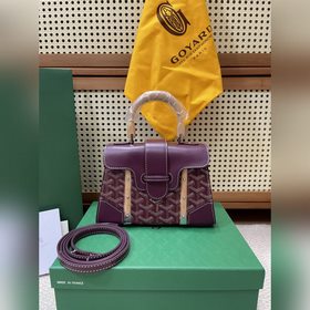 Выпущена новая модель Sa gon Mini от Goyard (Гойард) из импортной кожи высшего к