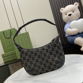 Небольшая джинсовая сумка через плечо из серии Gucci Horsebit Sli