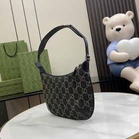 Небольшая джинсовая сумка через плечо из серии Gucci Horsebit Sli
