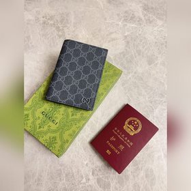 Представляем новую коллекцию Gucci — паспортный чехол с контрастн