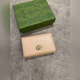 Новейший кожаный кошелек Gucci из оригинальной фабрики с двухцвет