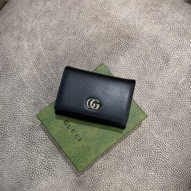 Новейший кожаный кошелек Gucci из оригинальной фабрики с двухцвет