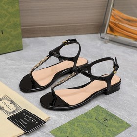 GUCCI 2025 летние сандалии с классической логотипной цепочкой Нов