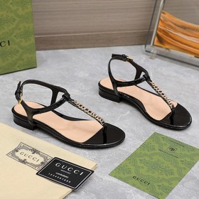 GUCCI 2025 летние сандалии с классической логотипной цепочкой Нов