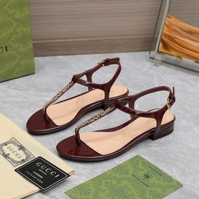 GUCCI 2025 летние сандалии с классической логотипной цепочкой Нов