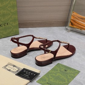 GUCCI 2025 летние сандалии с классической логотипной цепочкой Нов