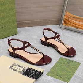 GUCCI 2025 летние сандалии с классической логотипной цепочкой Нов