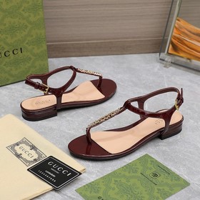 GUCCI 2025 летние сандалии с классической логотипной цепочкой Нов
