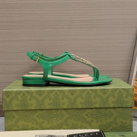 GUCCI 2025 летние сандалии с классической логотипной цепочкой Нов