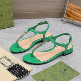 GUCCI 2025 летние сандалии с классической логотипной цепочкой Нов