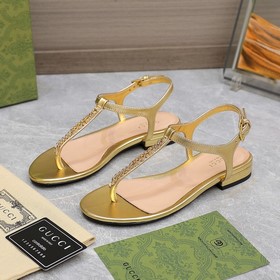 GUCCI 2025 летние сандалии с классической логотипной цепочкой Нов