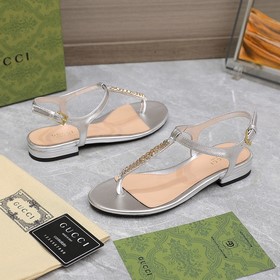 GUCCI 2025 летние сандалии с классической логотипной цепочкой Нов