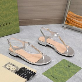 GUCCI 2025 летние сандалии с классической логотипной цепочкой Нов