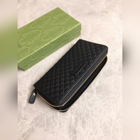 Новейший кошелек на молнии ~ Оригинальный кожаный кошелек Small G
