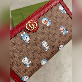 Новинка GUCCI! Коллекция Doraemon x Gucci ~ кошелек на молнии! И