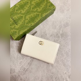 Новейший кожаный кошелек Gucci из оригинальной фабрики с двухцвет