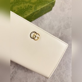 Новейший кожаный кошелек Gucci из оригинальной фабрики с двухцвет