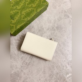 Новейший кожаный кошелек Gucci из оригинальной фабрики с двухцвет