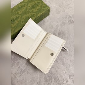 Новейший кожаный кошелек Gucci из оригинальной фабрики с двухцвет