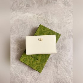 Новейший кожаный кошелек Gucci из оригинальной фабрики с двухцвет