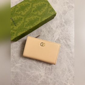 Новейший кожаный кошелек Gucci из оригинальной фабрики с двухцвет
