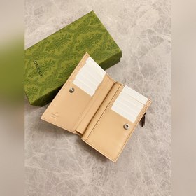 Новейший кожаный кошелек Gucci из оригинальной фабрики с двухцвет