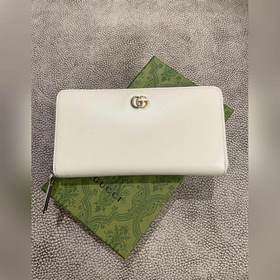 Новейший кожаный кошелек Gucci из оригинальной фабрики с двухцвет