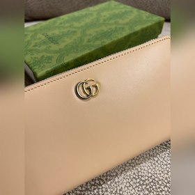 Новейший кожаный кошелек Gucci из оригинальной фабрики с двухцвет