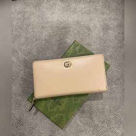 Новейший кожаный кошелек Gucci из оригинальной фабрики с двухцвет