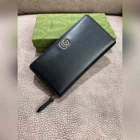 Новейший кожаный кошелек Gucci из оригинальной фабрики с двухцвет