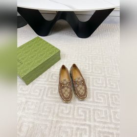 Gucci/Гуччи 2025 осень-зима новинка на толстой подошве седловидно