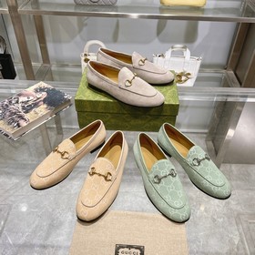 1819-11 Лимонный желтый (35-41) Лоферы из коллекции Gucci Jordaan