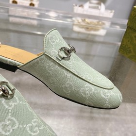 1803-11 Лимонный зеленый (35-41) Классическая обувь Gucci для жен