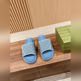 #Только для мужчин #Летние шлепанцы Gucci с липучкой Высококачес