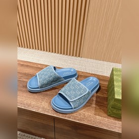 #Только для мужчин #Летние шлепанцы Gucci с липучкой Высококачес