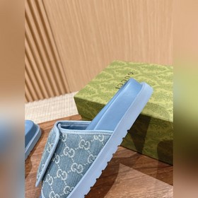 #Только для мужчин #Летние шлепанцы Gucci с липучкой Высококачес