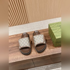 #Только для мужчин #Летние шлепанцы Gucci с липучкой Высококачес