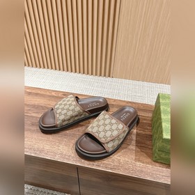 #Только для мужчин #Летние шлепанцы Gucci с липучкой Высококачес