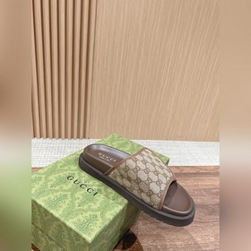 #Только для мужчин #Летние шлепанцы Gucci с липучкой Высококачес