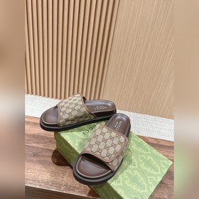 #Только для мужчин #Летние шлепанцы Gucci с липучкой Высококачес