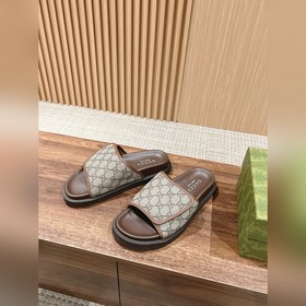 #Только для мужчин #Летние шлепанцы Gucci с липучкой Высококачес