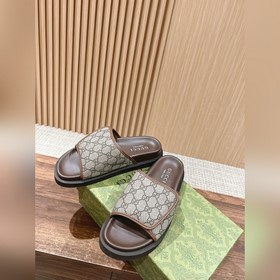 #Только для мужчин #Летние шлепанцы Gucci с липучкой Высококачес