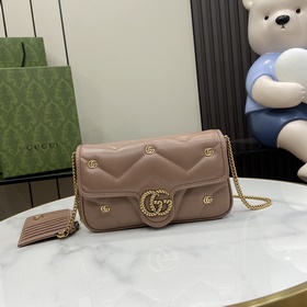 Мини-сумка GG Marmont (с карманом для карт) Стиль с переплетением
