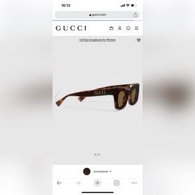 Gucci #Версия высшего качества МОДЕЛЬ： GG1773S Оригинальная верси