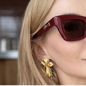 Анкора красный Gucci #топовая версия МОДЕЛЬ： GG1773S Оригинальный
