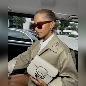 Анкора красный Gucci #топовая версия МОДЕЛЬ： GG1773S Оригинальный
