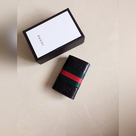 Новейший мужской чехол для ключей из натуральной кожи с тиснением