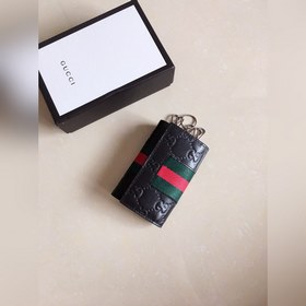 Новейший мужской чехол для ключей из натуральной кожи с тиснением