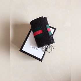 Новейший мужской чехол для ключей из натуральной кожи с тиснением